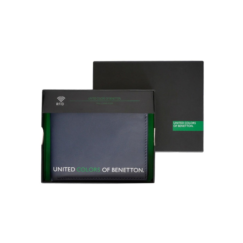 United Colors of Benetton Leather Two Fold Wallet