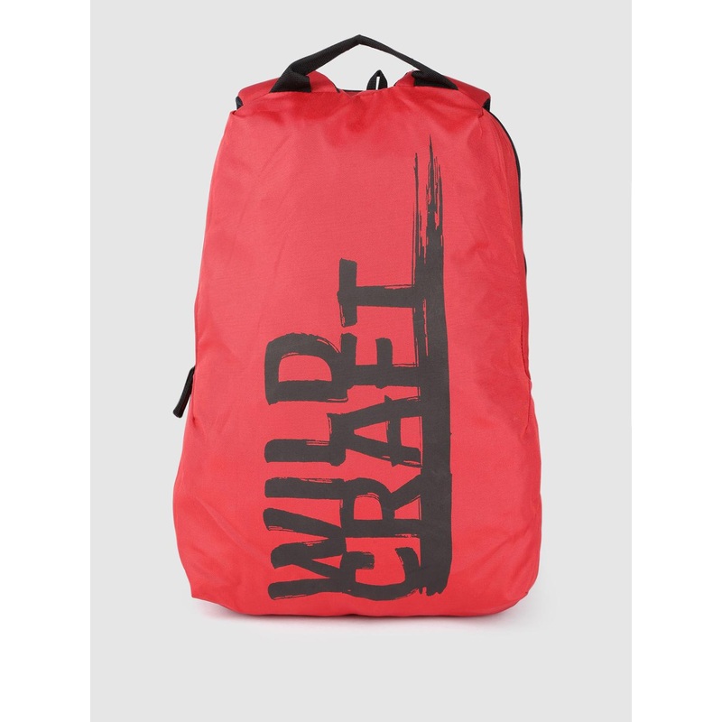 Wildcraft Unisex Red LPTP Compact Printed Backpack