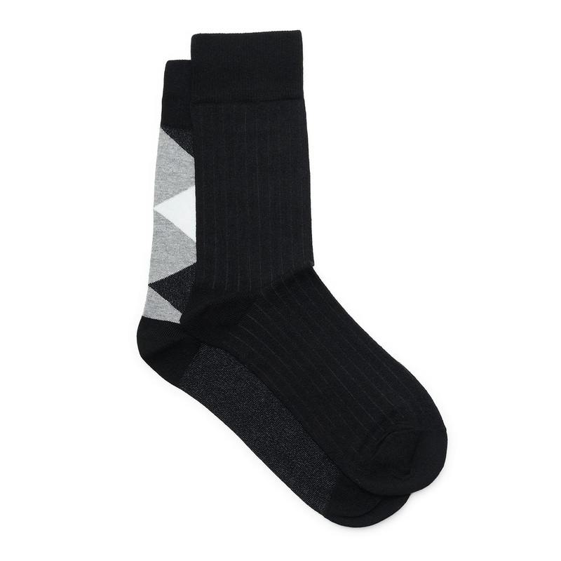 Arrow Men Pack Of 2 Pure Cotton Calf-Length Socks