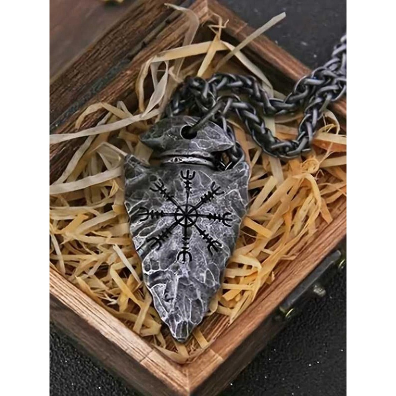 Bling Queen Unisex Stainless Steel Contemporary Pendant With Chain