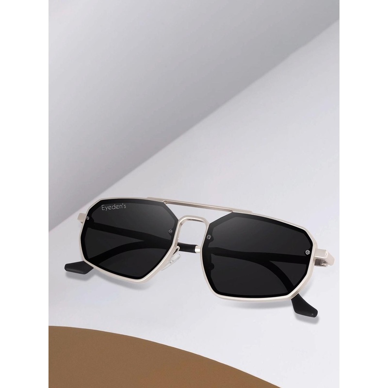 Eyedens Unisex UV Protected Lens Full Rim Aviator Sunglasses