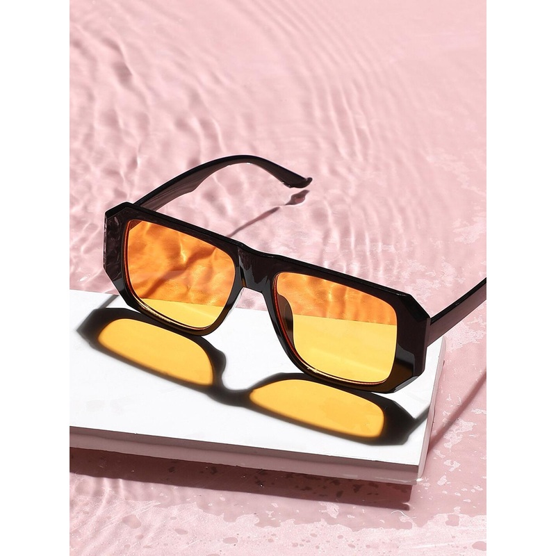 French Accent Men Lens & Rectangle Sunglasses with UV Protected Lens AW23_FASG1020