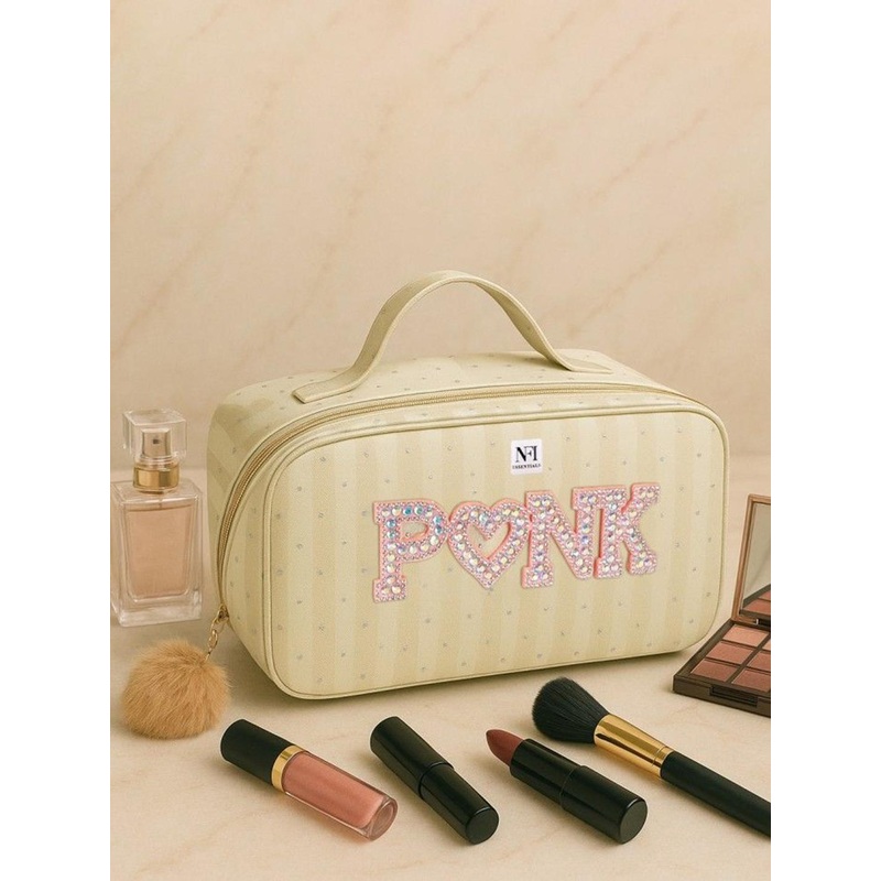 NFI essentials Embellished Cosmetic Makeup Pouch