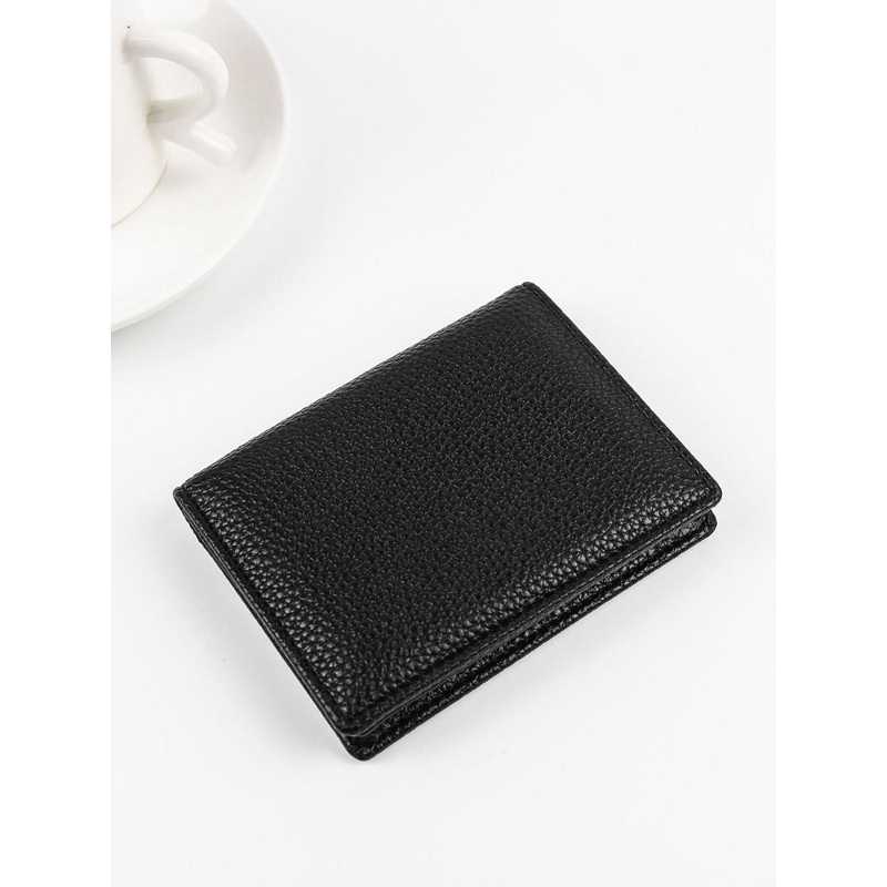 Pieru Unisex Textured Two Fold Wallet