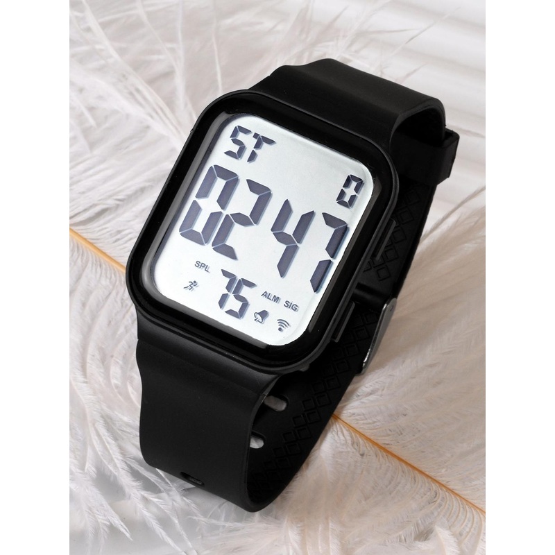 SWADESI STUFF Unisex Dial & Straps Digital Automatic Watch SDS 157 BLACK 18