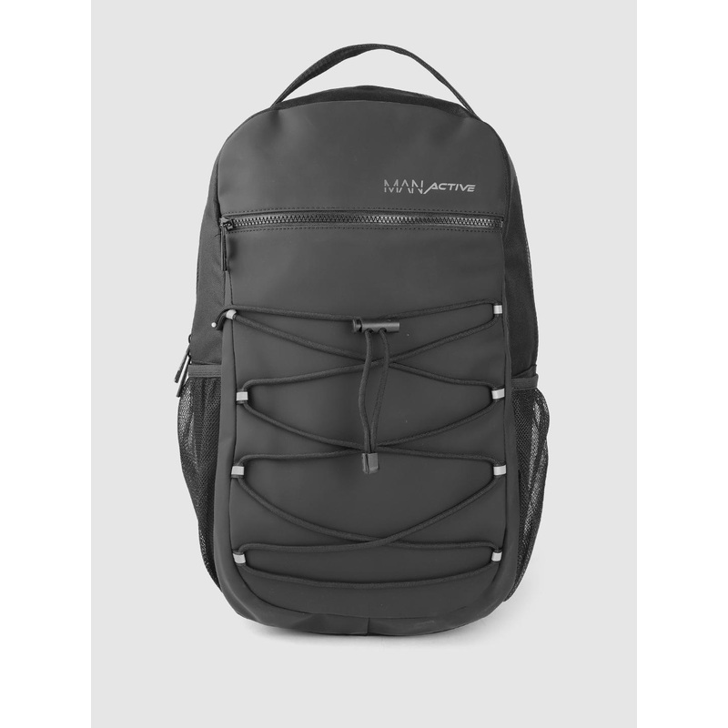 boohooMAN Lace-Up Detail Backpack- 19L