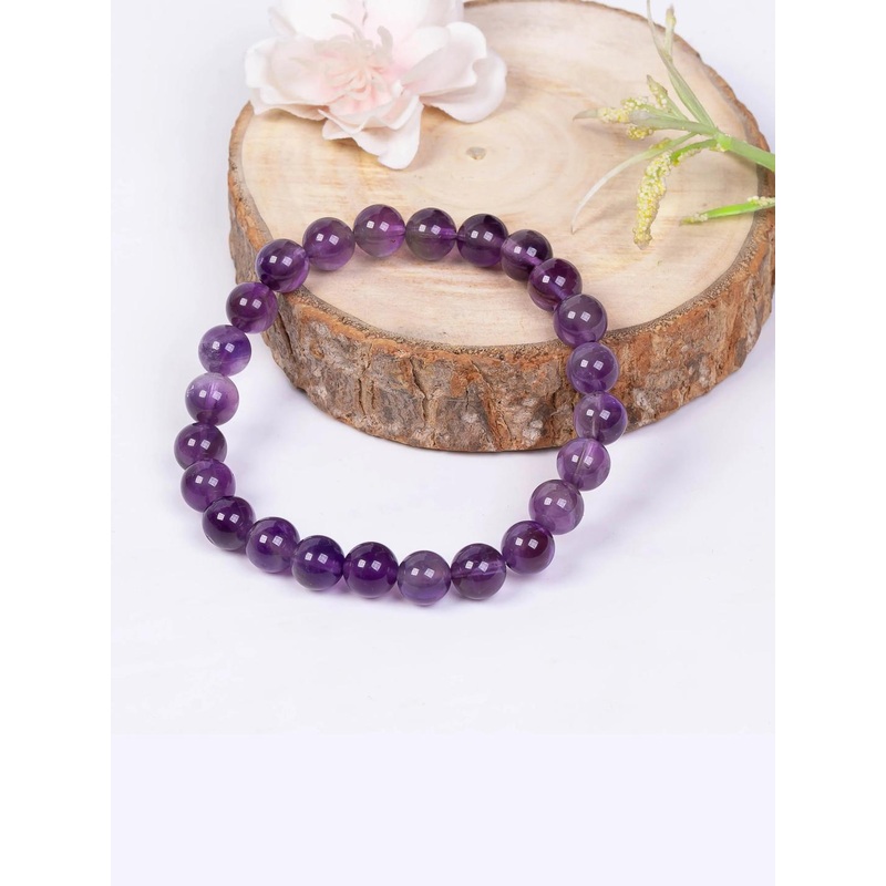 craftNyou Unisex Amethyst Bracelet