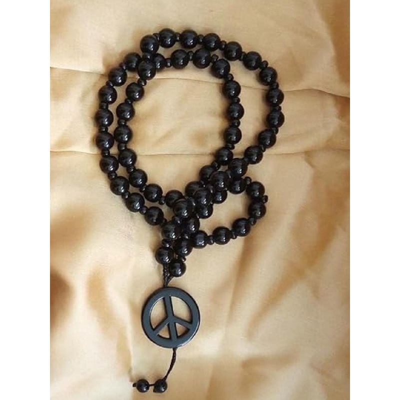 Crazy Fashion Unisex Stainless Steel Artificial Beaded Shambala Cotton Dori Chain