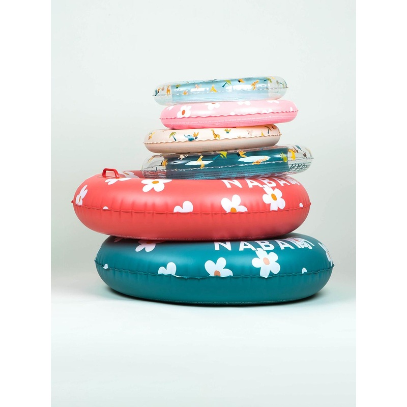 Decathlon NABAIJI – White Animal Printed Inflatable Swimming Pool Ring