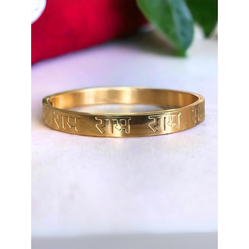 Japam Gold Plated Ram Ji Kada