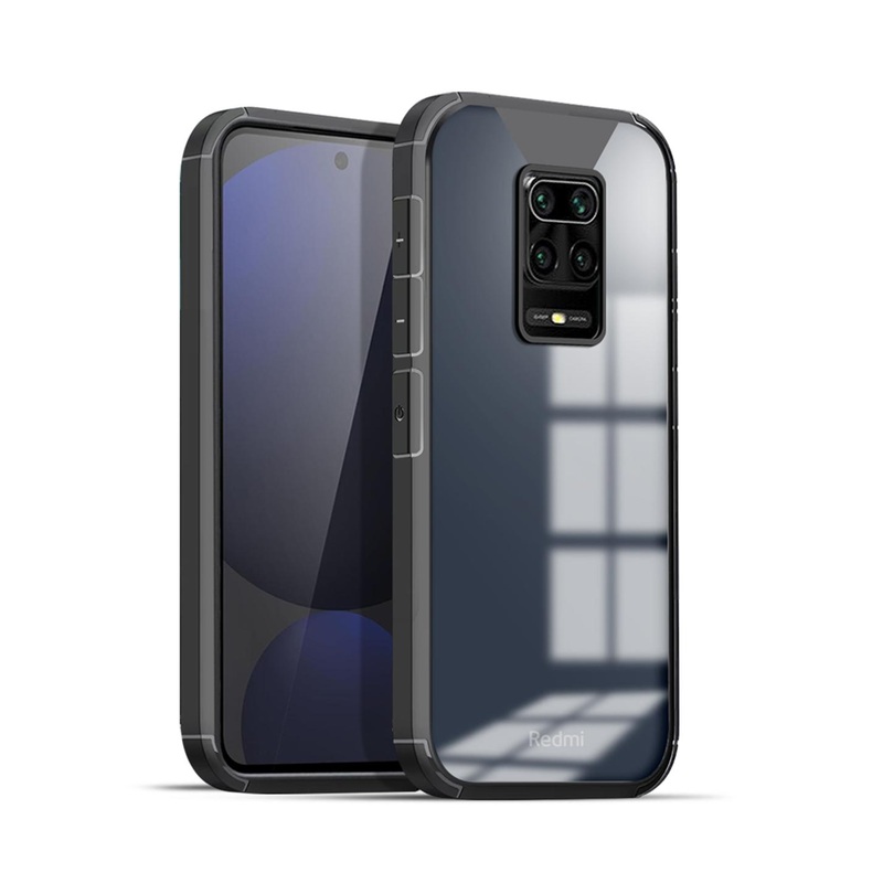 Karwan Solid Printed Redmi Note 9 Pro Shockproof Bumper Back Case