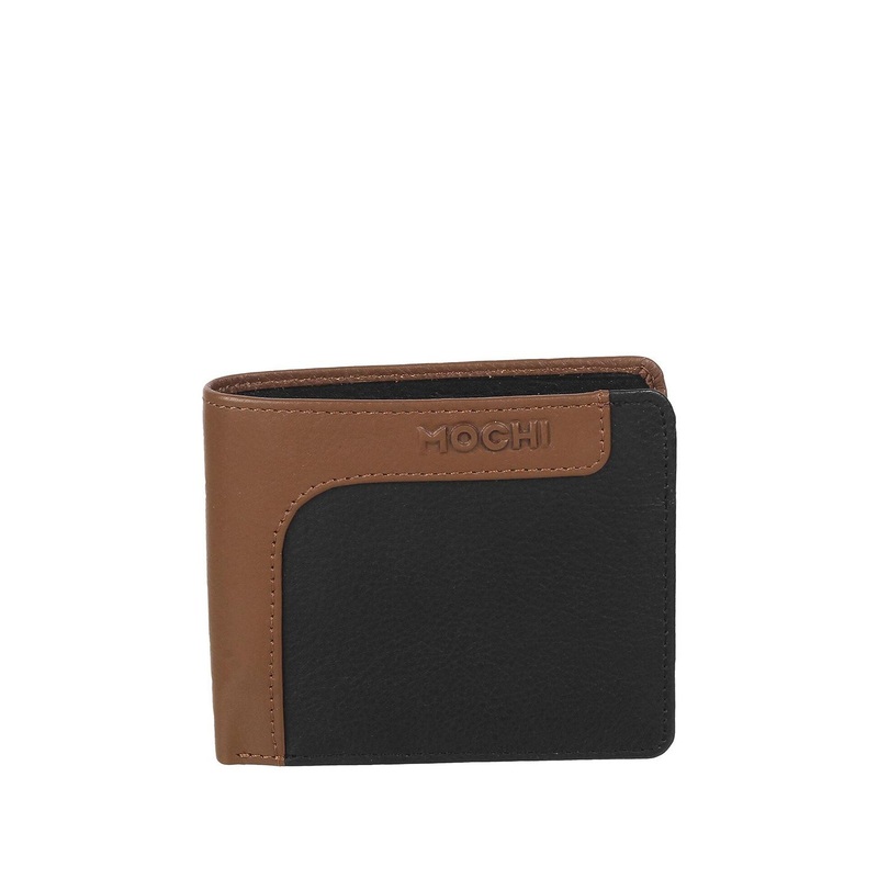 Mochi Men Textured Leather Two Fold Wallet