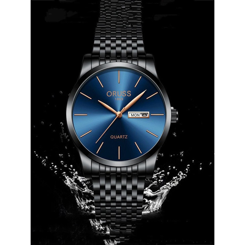 ORUSS Men Dial & Stainless Steel Straps Analogue Watch IHHEBIGIJACE