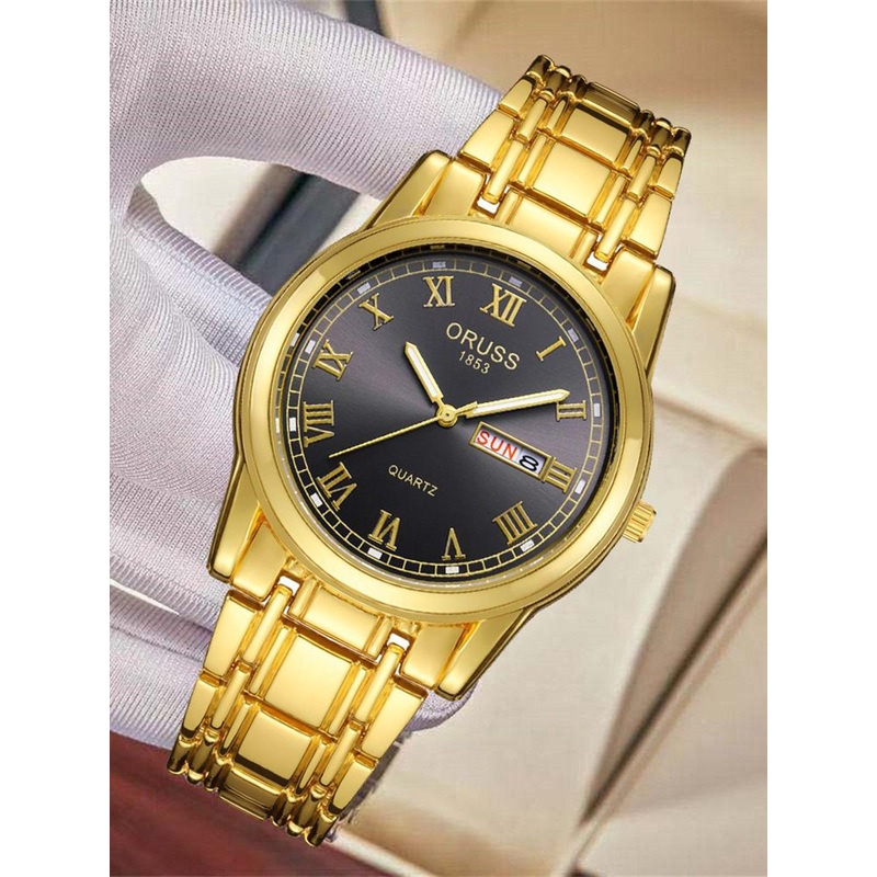 ORUSS Men Dial & Stainless Steel Straps Analogue Watch IHICDEEBHGJH