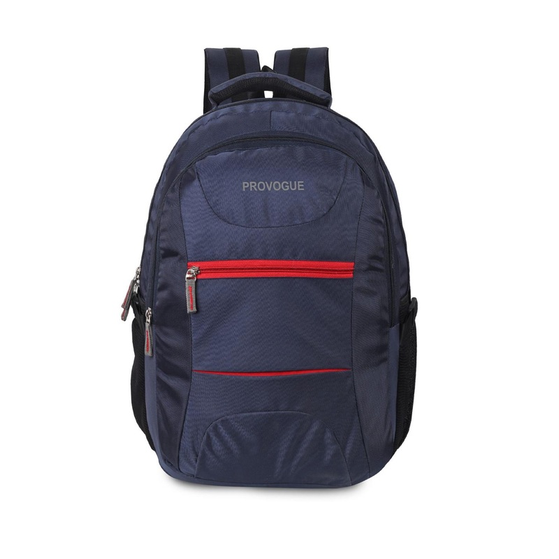 Provogue Unisex Brand Logo Backpack with Compression Straps