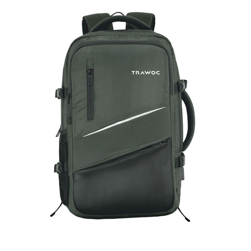 TRAWOC 25L Laptop  TPB02 Stylish Bag With USB Charging Port Backpack