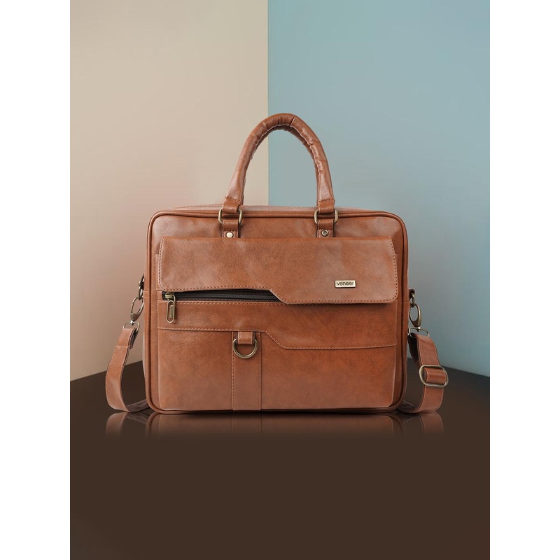 Veneer Tan Messenger Bag