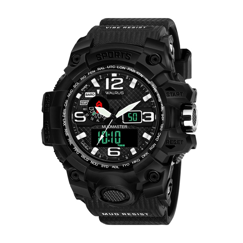Walrus Men Dial & Black Straps Analogue and Digital Sports Watch EWTM-SPORTS-III-020202