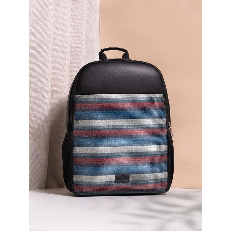 ZOUK Mysore Mosaic Men Statement Backpack with Compression Straps