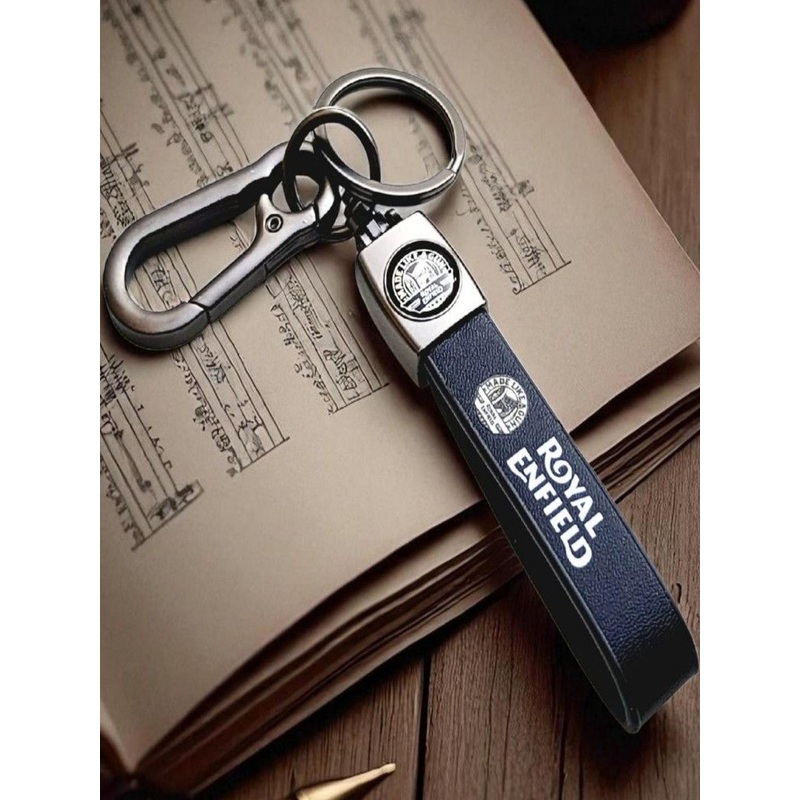 ADOREAL Royal Enfield Leather Keychain