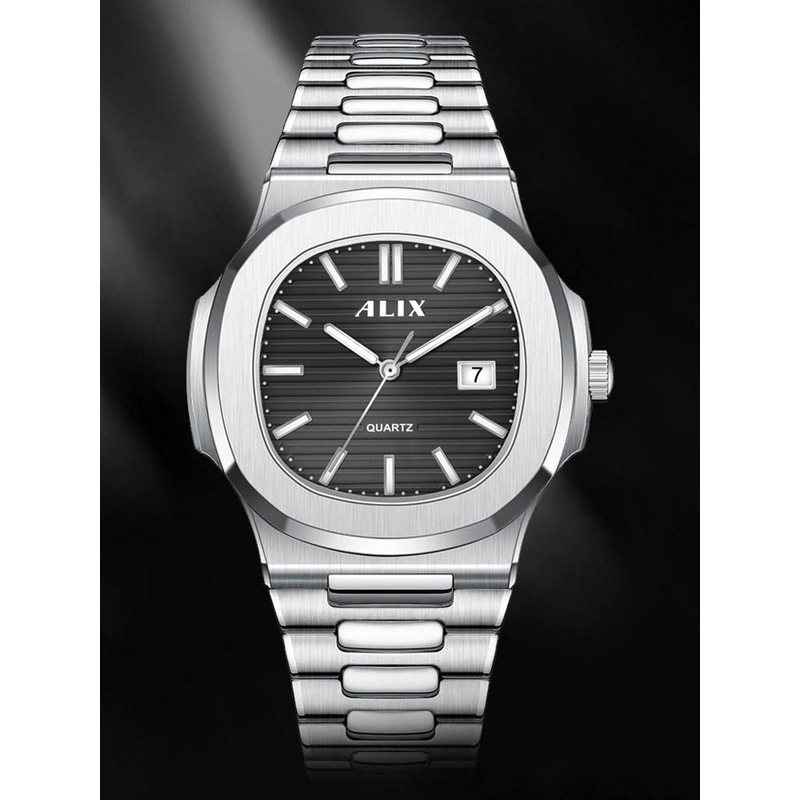 ALIX Unisex Brass Dial & Bracelet Style Straps Analogue Multi Function Watch AL3052 SB