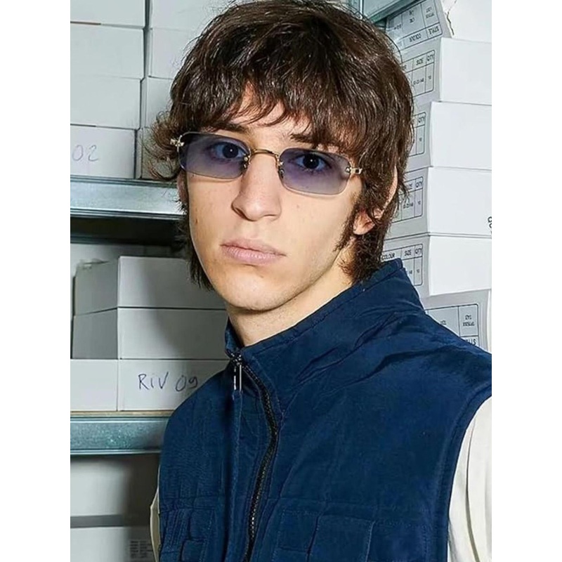 AUGEN Unisex Rectangle Sunglasses with UV Protected Lens VI-SG-259-C1