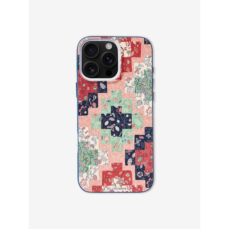 Chumbak Phone Case Cover For iPhone 16 Pro Max Batik Patchprint