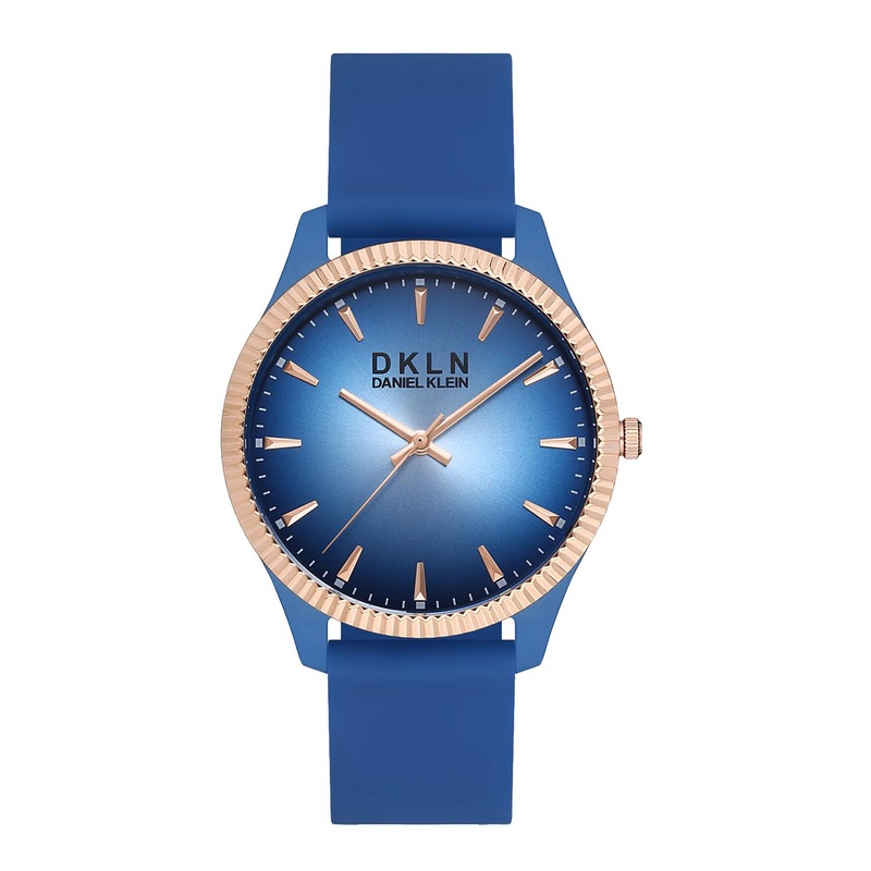 Daniel Klein Men Printed Dial & Blue Straps Analogue Watch DK 1 12767-5