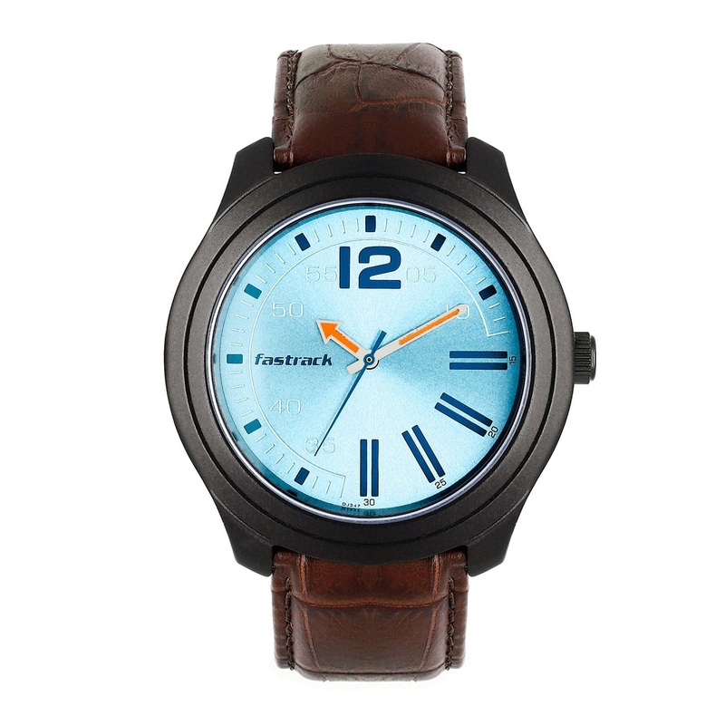 Fastrack Men Turquoise Blue Analogue Watch 3198AL02