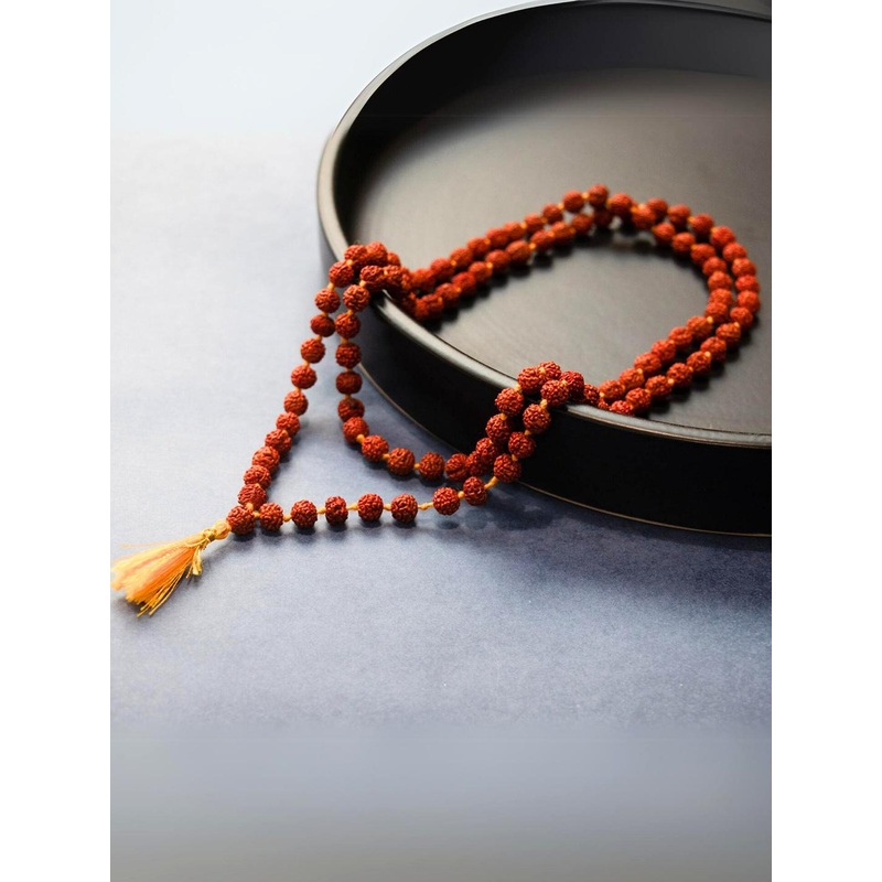 Japam Brown Rudraksha Mala – 108+1 Beads