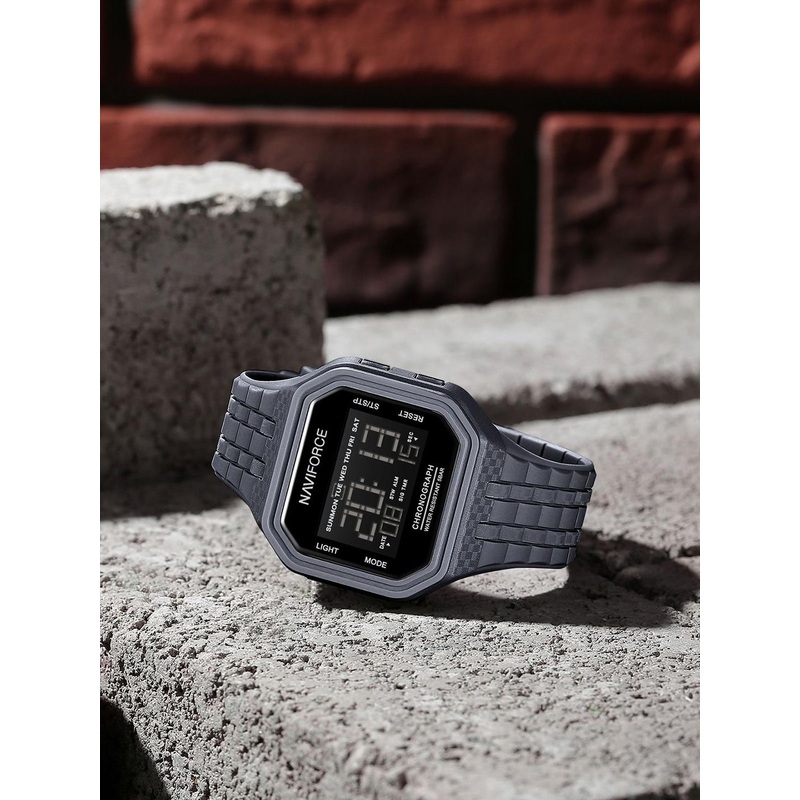 Naviforce Men Printed Dial & Straps Digital Watch NF7116 T.GY T.GY