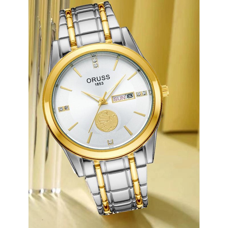 ORUSS Men Dial & Stainless Steel Straps Analogue Watch IFGBCGEECJIJ