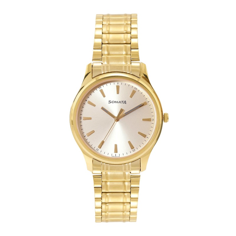 Sonata Men TRADITIONAL ESSENTIALS Analogue Watch 77082YM11