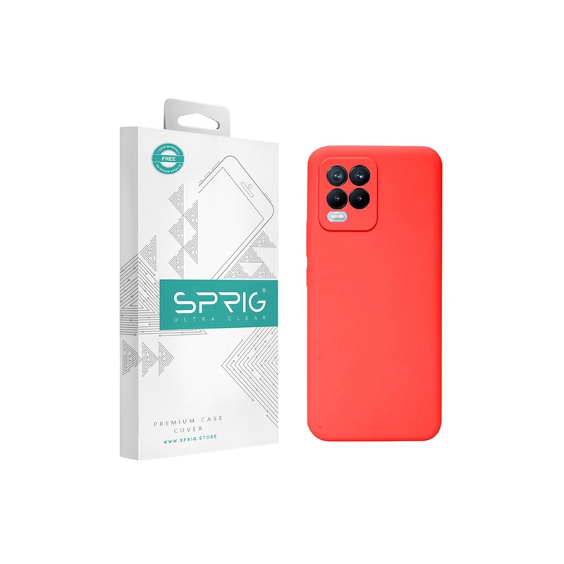 SPRIG Realme 8 Liquid Silicone Back Cover