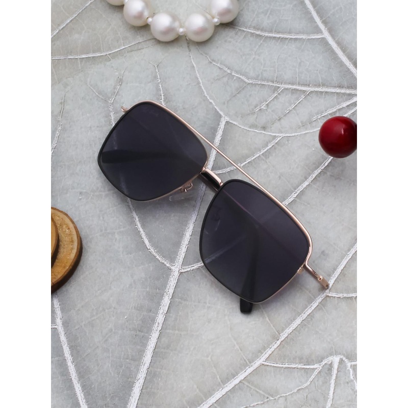 Ted Smith Unisex UV Protected Aviator Sunglasses TS-S1260S_GLD