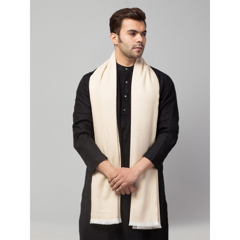 Tweedle Men Woven Design Stole