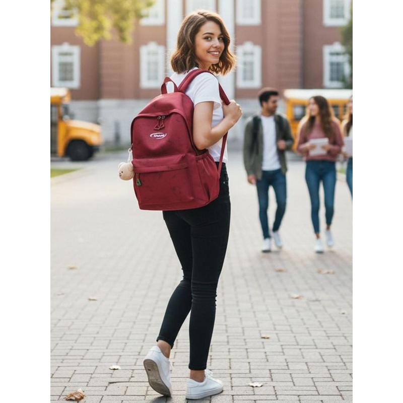 WALSON Unisex Printed Waterproof Breathable Lightweight Laptop Backpack