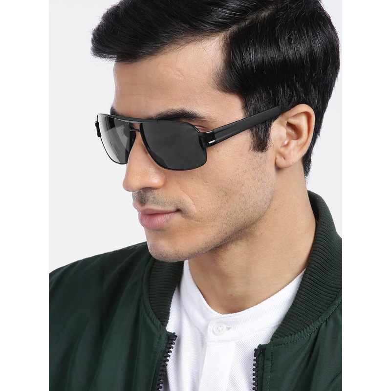 Carlton London Men Polarised Rectangle Sunglasses P3258-C3