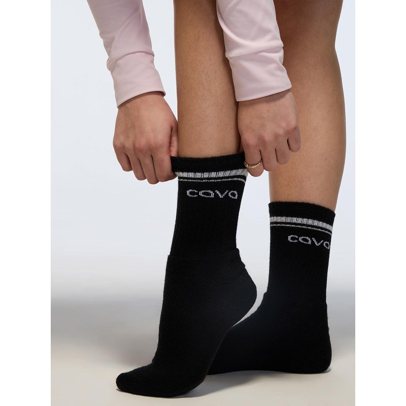 Cava Black Cava Crew Socks