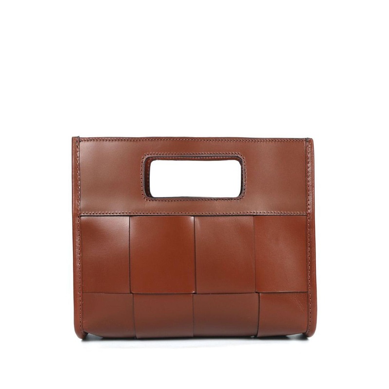 Celtic Leather Shopper Handheld Bag