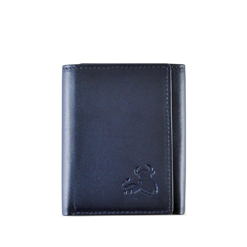 CONTACTS Men Leather Three Fold Wallet