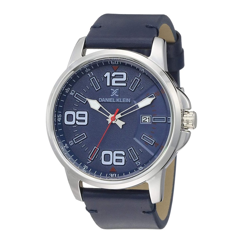Daniel Klein Men Navy Blue Analogue Watch DK12131-3