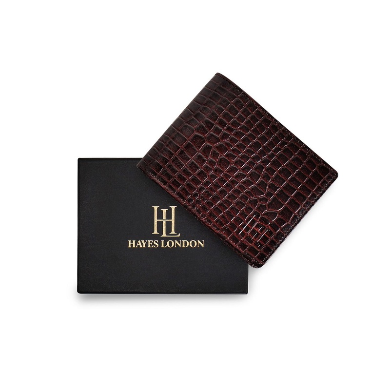 Hayes London Men Wallets Genuine Leather with RFID Blocking