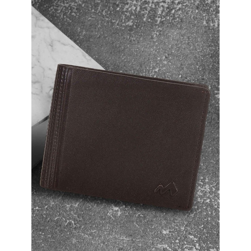 Metro Men Solid Two Fold Wallet