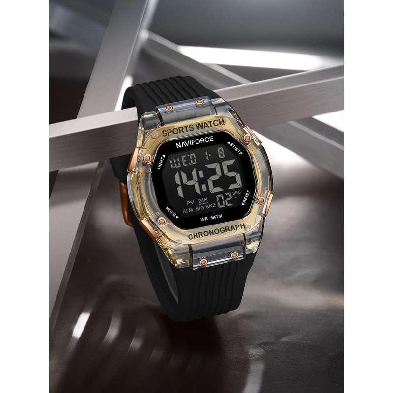 Naviforce Men Printed Dial & Straps Multi Function Digital Watch NF7113_RG B