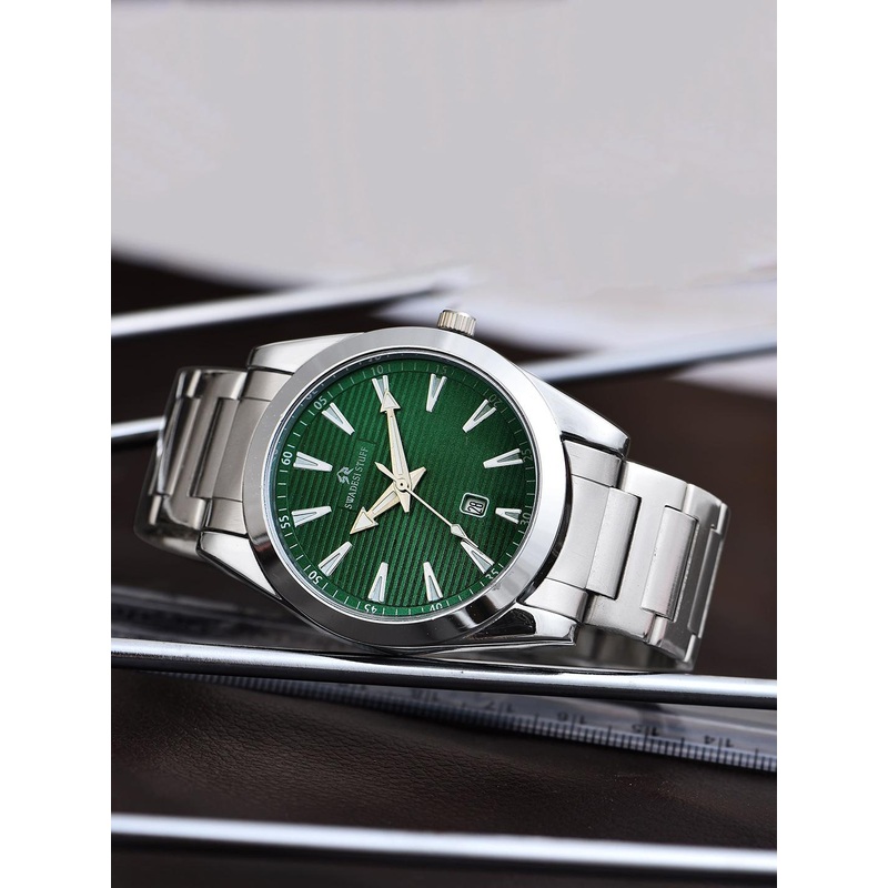SWADESI STUFF Men Analogue Watch SDS 168 GREEN 9