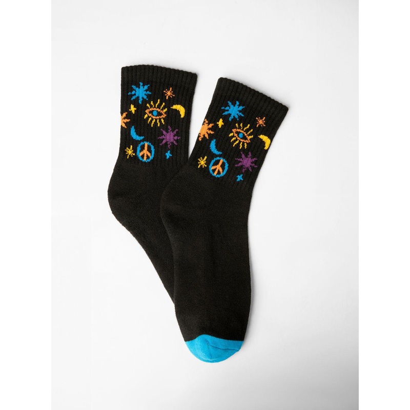 The Souled Store Unisex Souled Socks: Psychedelic