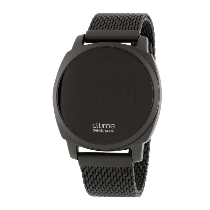 Daniel Klein Men Black Dial & Bracelet Style Straps Digital Watch DK.1.12888-2
