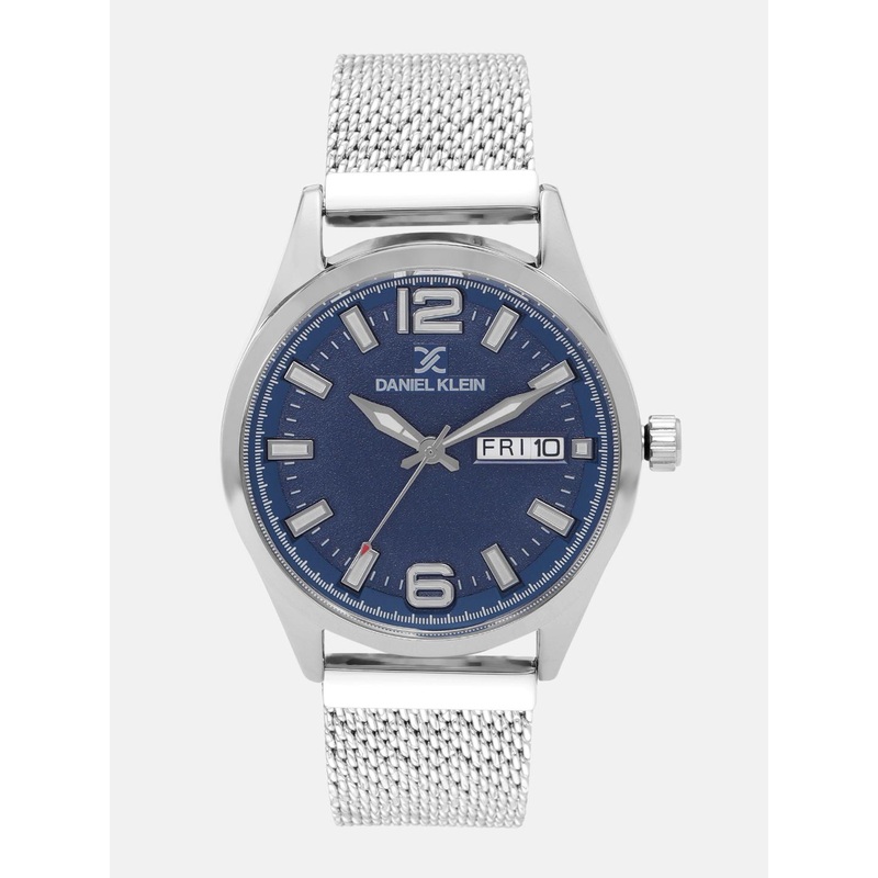 Daniel Klein Men Navy Blue Analogue Watch DK12111-3