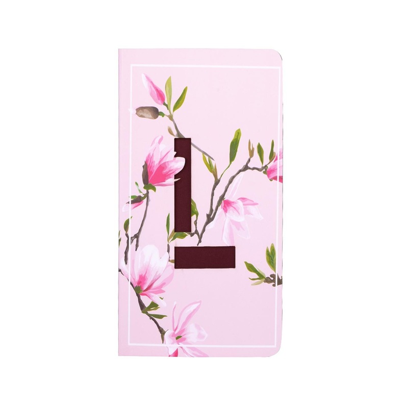 Doodle Initial L Monogram Printed Soft Bound Notebook